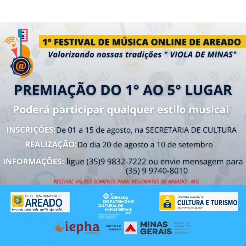 1º Festival de música online de Areado